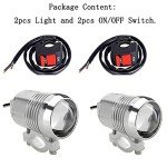 30W LED Motorcycle Headlight and Switch Set