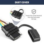 MECMO 4-Pin Trailer Wiring Harness for Subaru