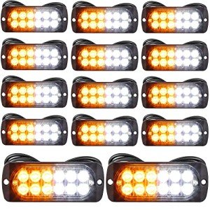 12 LED Strobe Lights for Trucks - 14 Pack