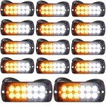 12 LED Strobe Lights for Trucks - 14 Pack