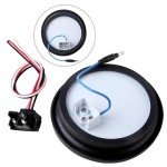 4" Round Red & White LED Trailer Tail Lights