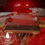 4" Round Red & White LED Trailer Tail Lights
