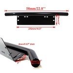 Aluminum Bull Bar License Plate Mount Holder