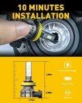 Bright LED Fog Light Bulbs - H11/H8/H16 Pair