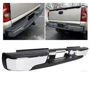 Chrome Rear Step Bumper for Chevy Silverado GMC