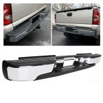 Chrome Rear Step Bumper for Chevy Silverado GMC