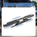 Chrome Rear Step Bumper for Chevy Silverado GMC