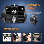 Nilight 4Pcs 4-Inch LED Pods for Off-Road Use