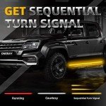 ONERAY 60-Inch LED Running Board Lights Kit