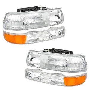 Chrome Headlight Assembly for Chevy Tahoe/Silverado