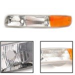 Chrome Headlight Assembly for Chevy Tahoe/Silverado