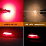 Bright Red LED Brake Light Bulbs - 4 Pack