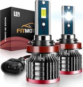 Bright H11/H8/H9 LED Fog Light Bulbs - 2 Pack