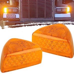 Amber LED Turn Signal Lights for Peterbilt