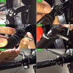 NTHREEAUTO Black CNC Billet Motorcycle Footpegs