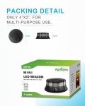 Amber LED Beacon Light - 4.2 Inch Strobe