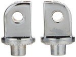 Kuryakyn Chrome Footpeg Mount Peg Adapters - Red