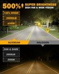 Auxbeam Q25 Series H4 Fog Lights - 20000LM