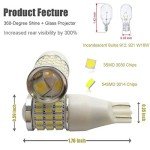 High Power LED Backup Bulbs - 6000K White