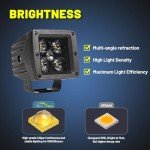 100W LED Pods - 10,000LM Offroad Spot Lights