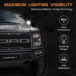 100W LED Pods - 10,000LM Offroad Spot Lights