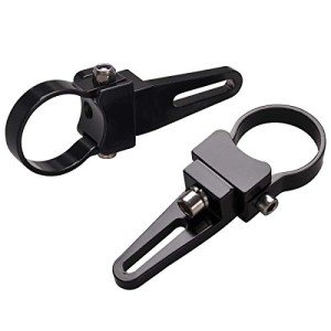 Adjustable 360° Tubular Clamp Light Mounts - 2 PCS