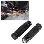 KIMISS Universal 8mm Motorcycle Foot Pegs - 1 Pair