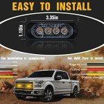 DIBMS 4x Amber LED Emergency Strobe Light Bar