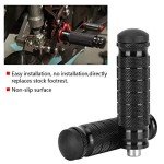 KIMISS Universal 8mm Motorcycle Foot Pegs - 1 Pair