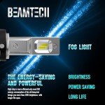 BEAMTECH HB5 6500K Fog Light Bulbs for ATV/UTV