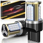 MIFMIA Red 7443 LED Brake Light Bulbs (2-Pack)