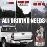 Toyota Tacoma Tail Light Assembly - Black LED