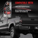 Toyota Tacoma Tail Light Assembly - Black LED