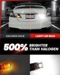 Super Bright LASFIT 7440 LED Reverse Light Bulbs