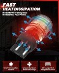 Super Bright LASFIT 7440 LED Reverse Light Bulbs