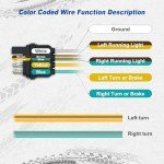 22 Ft 4-Pin Trailer Wiring Harness & Light Kit