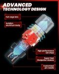 Super Bright LASFIT 7440 LED Reverse Light Bulbs