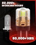 Super Bright LASFIT 7440 LED Reverse Light Bulbs