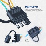 22 Ft 4-Pin Trailer Wiring Harness & Light Kit