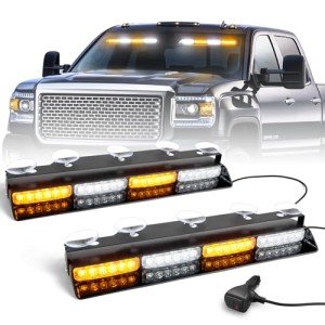 HLAUTO 48 LED Emergency Dash Strobe Lights