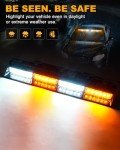 HLAUTO 48 LED Emergency Dash Strobe Lights
