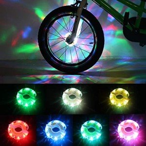 DAWAY Rechargeable LED Bike Wheel Light - A16