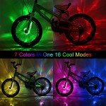 DAWAY Rechargeable LED Bike Wheel Light - A16