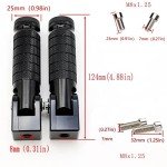 Folding Foot Pegs for Motorcycles and Bicycles