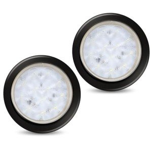 4" Round LED Trailer Light Kit - 2 Pcs