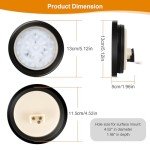 4" Round LED Trailer Light Kit - 2 Pcs