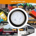 4" Round LED Trailer Light Kit - 2 Pcs