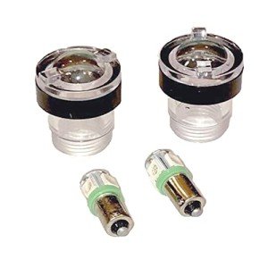 Clear Green Dash Bulb & Lens Cover Kit