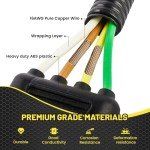 4-Pin to 7-Way Round Trailer Adapter with Bracket