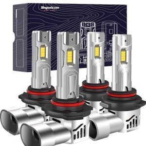 9005/9006 LED Bulb Combo - 50000LM Brightness